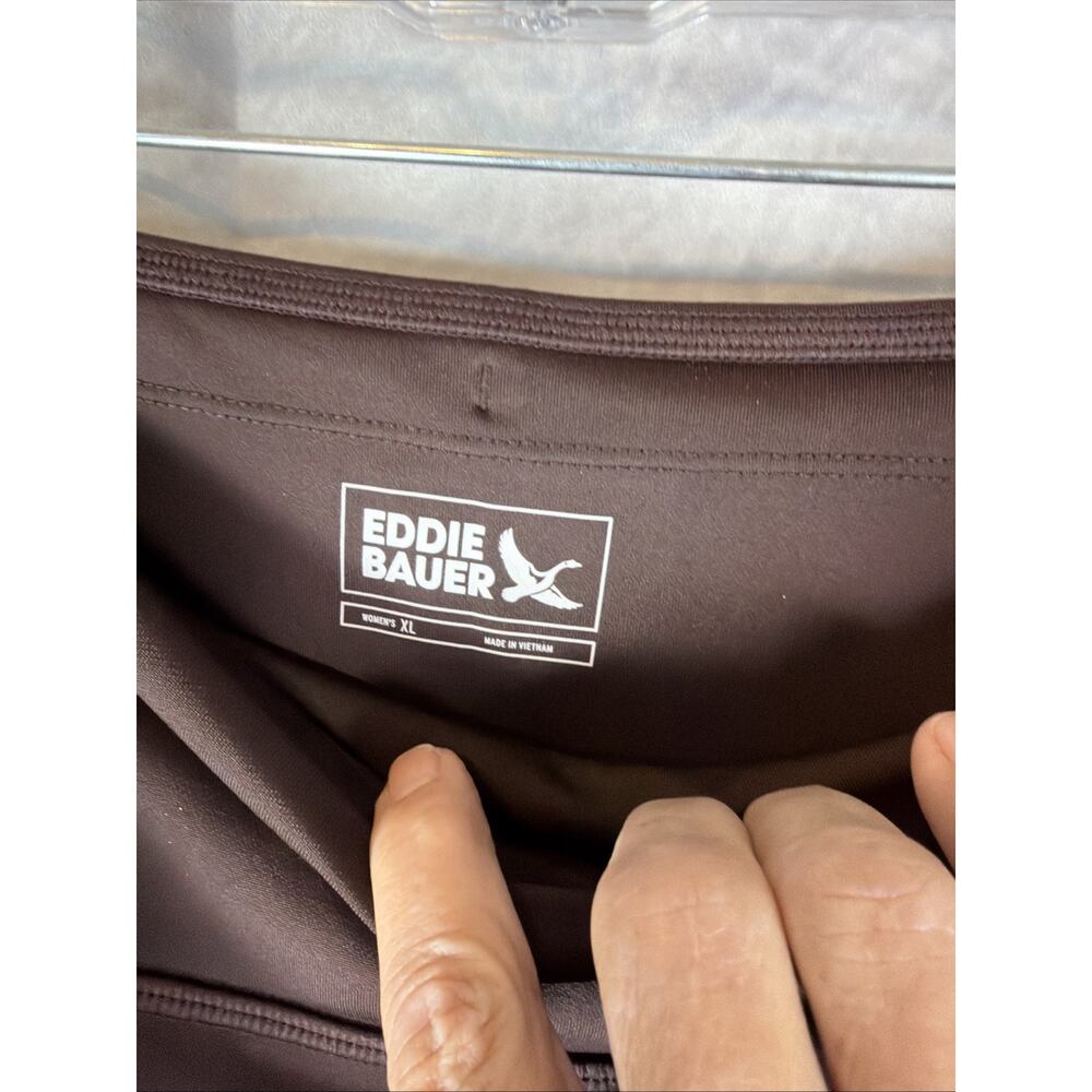 Eddie Bauer Womens Brown WR Crossover Trail Advent Leggings Size XL NWT MSRP $99 - Picture 6 of 8